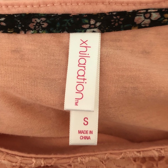 Xhilaration Pink Lace Corset Style Dress Sz S - Picture 7 of 8